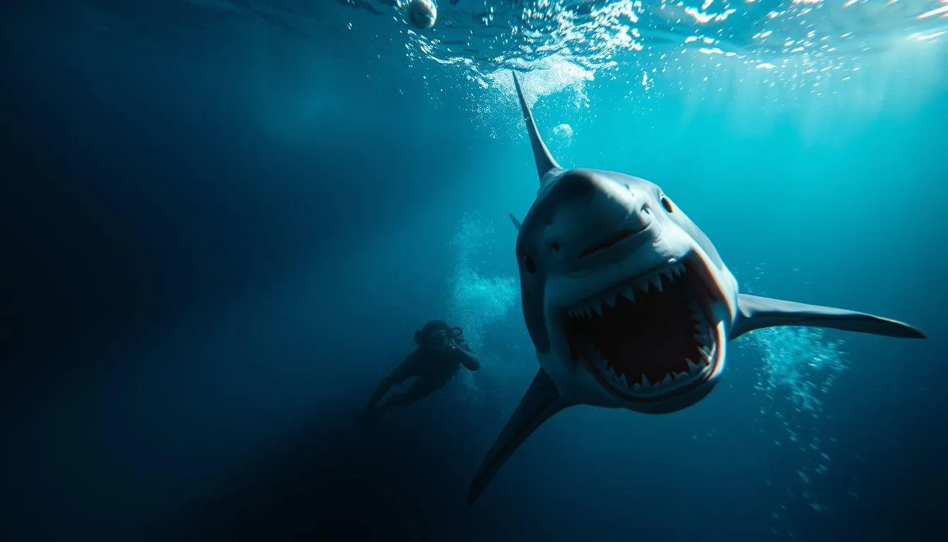 Pengertian dan Makna Umum Mimpi Dikejar Ikan Besar (c) Ilustrasi AI