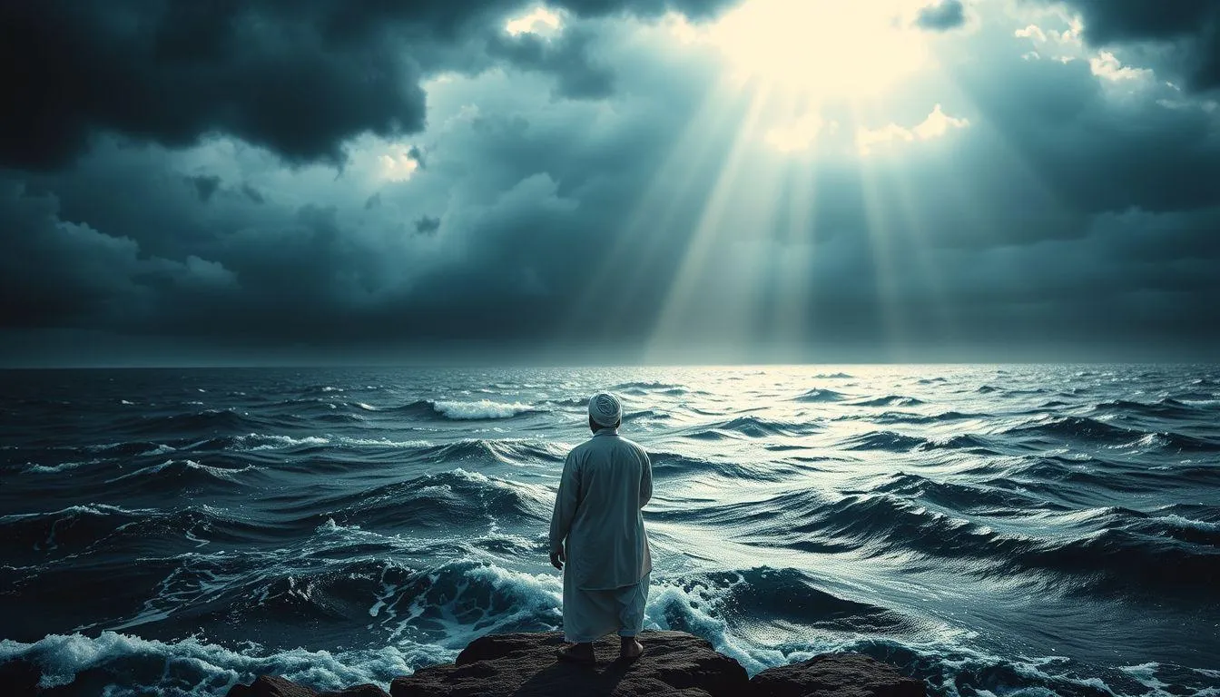 Tafsir Mimpi Dikejar Ikan Besar Menurut Islam (c) Ilustrasi AI