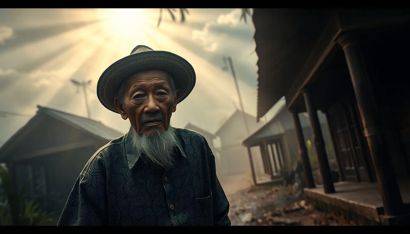 Makna Mimpi Dikejar Kakek Kakek dalam Primbon dan Tradisi (c) Ilustrasi AI