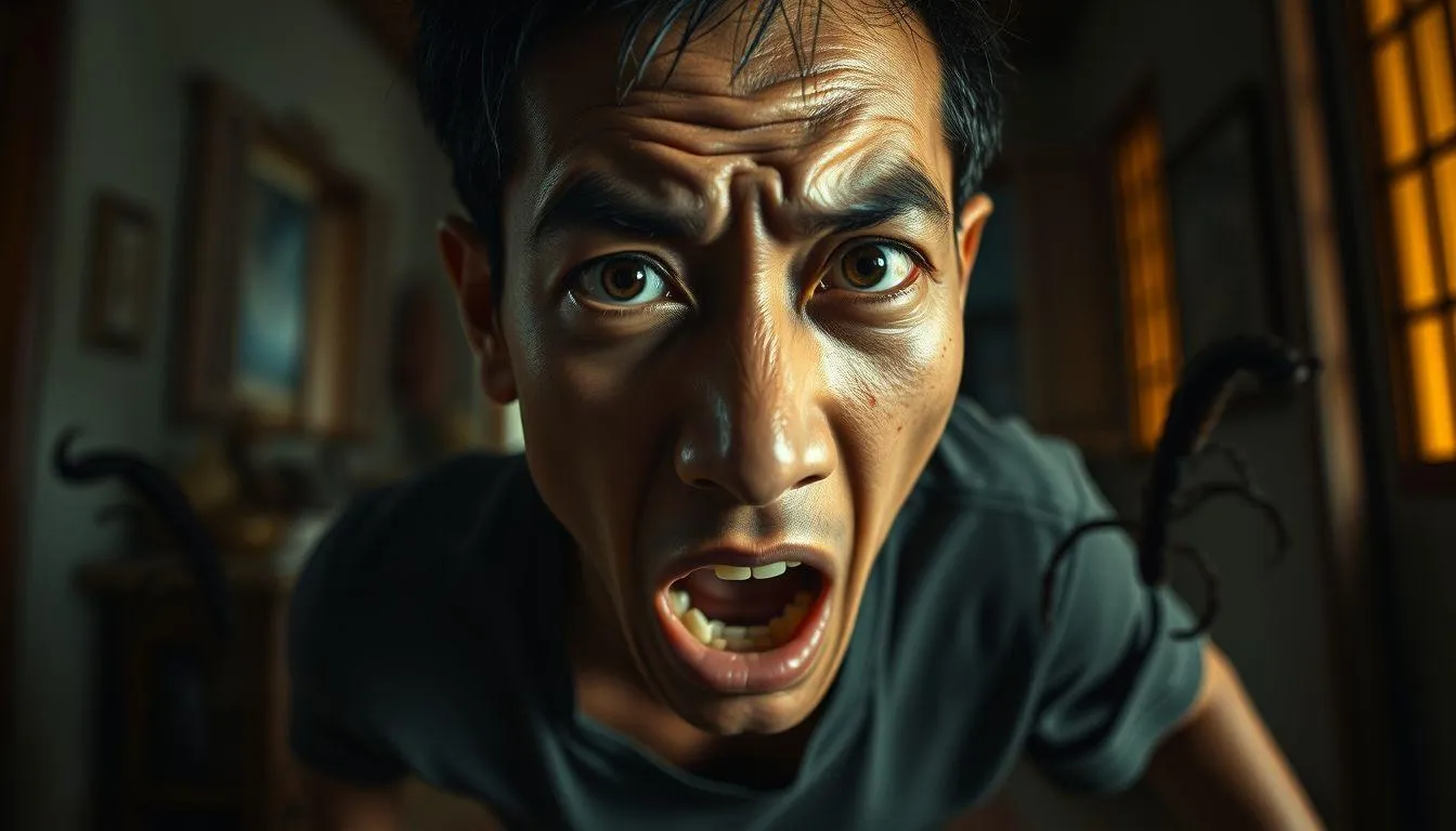 Variasi Mimpi Dikejar Kelabang dan Maknanya (c) Ilustrasi AI