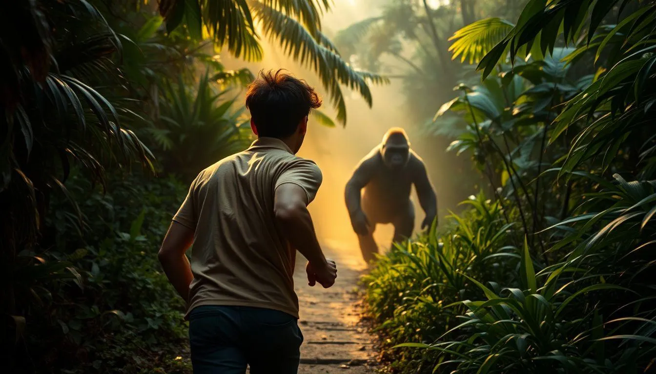 Hubungan Mimpi Dikejar Kingkong dengan Kondisi Psikologis (c) Ilustrasi AI