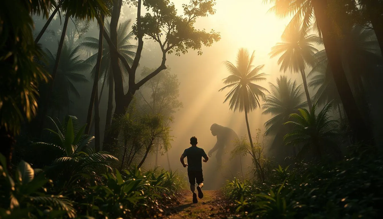 Konteks dan Variasi Mimpi Dikejar Kingkong (c) Ilustrasi AI