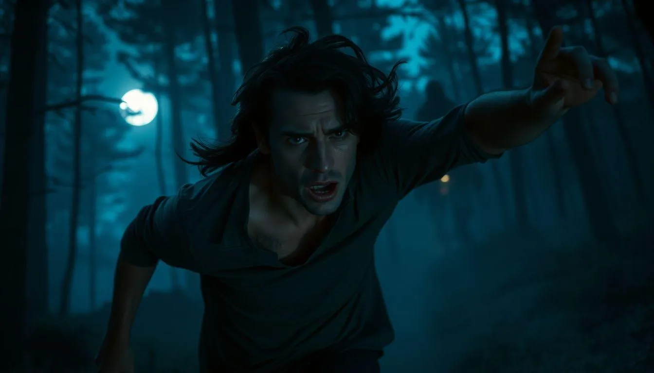 Pengertian dan Makna Umum Mimpi Dikejar Manusia Serigala (c) Ilustrasi AI