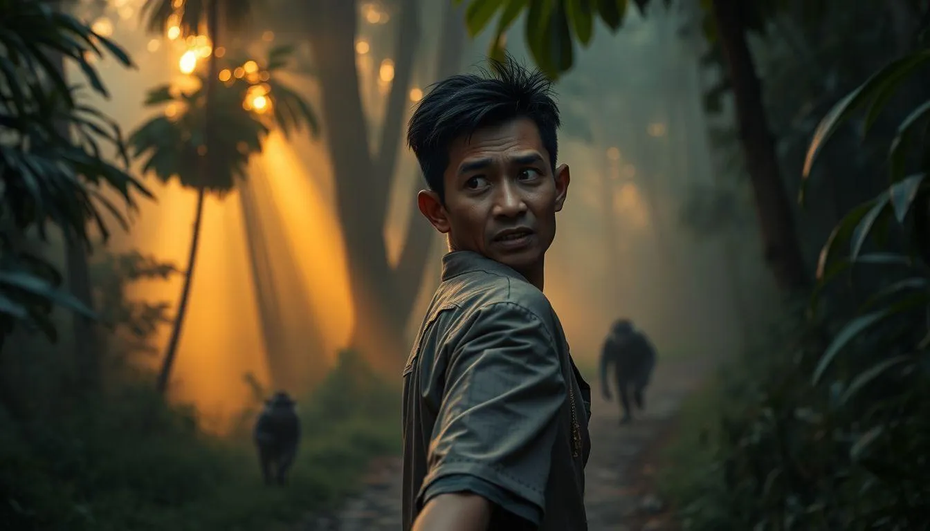 Pertanda dan Prediksi dari Mimpi Dikejar Monyet (c) Ilustrasi AI