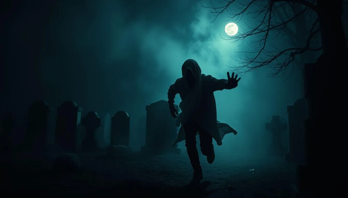 Pengertian dan Definisi Mimpi Dikejar Pocong dalam Islam (c) Ilustrasi AI