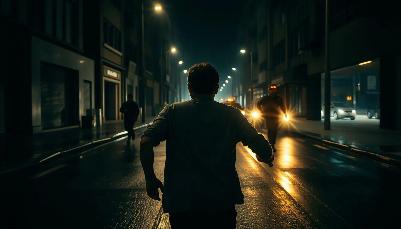 Pengertian dan Makna Umum Mimpi Dikejar Polisi (c) Ilustrasi AI