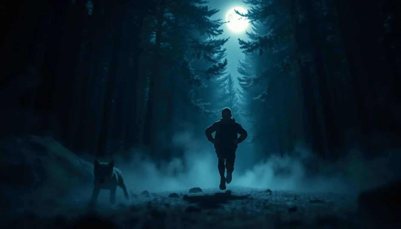 Pengertian dan Makna Umum Mimpi Dikejar Serigala (c) Ilustrasi AI