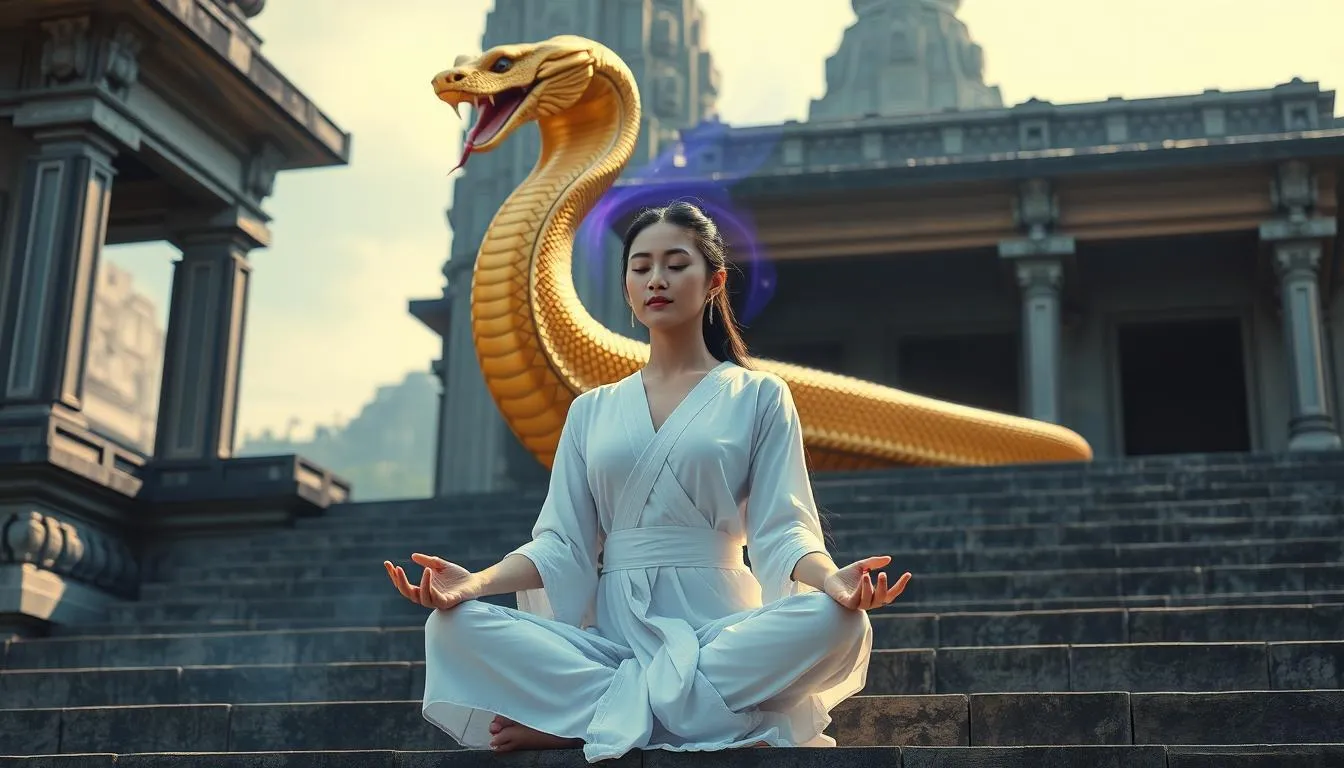 Makna Spiritual Mimpi Ular Kobra (c) Ilustrasi AI