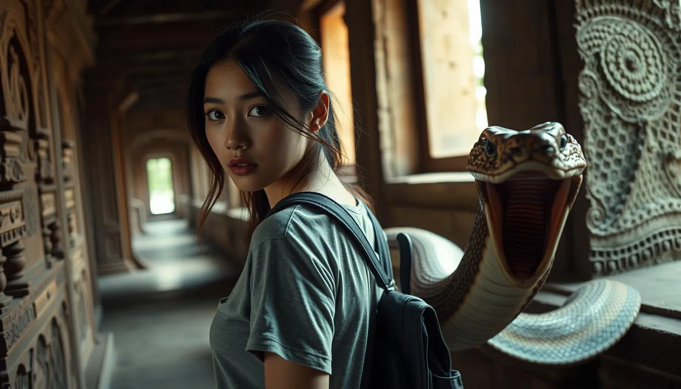 Pandangan Psikologi tentang Mimpi Ular (c) Ilustrasi AI