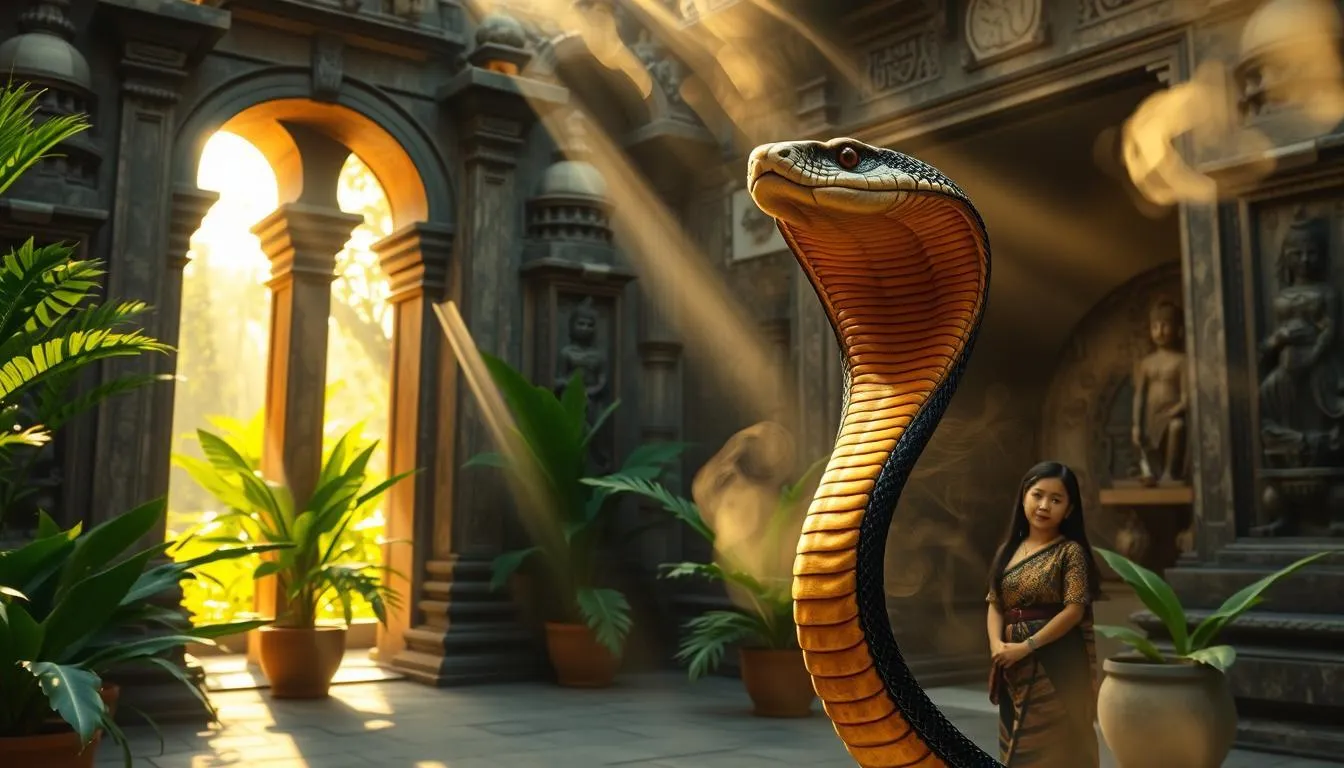 Arti Mimpi Ular Kobra Menurut Primbon Jawa (c) Ilustrasi AI