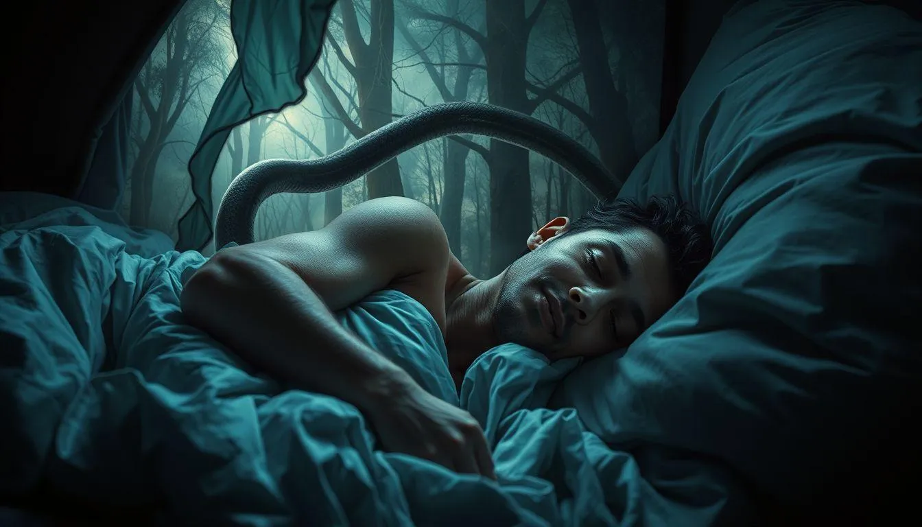 FAQ tentang Arti Mimpi Dikejar Ular (c) Ilustrasi AI