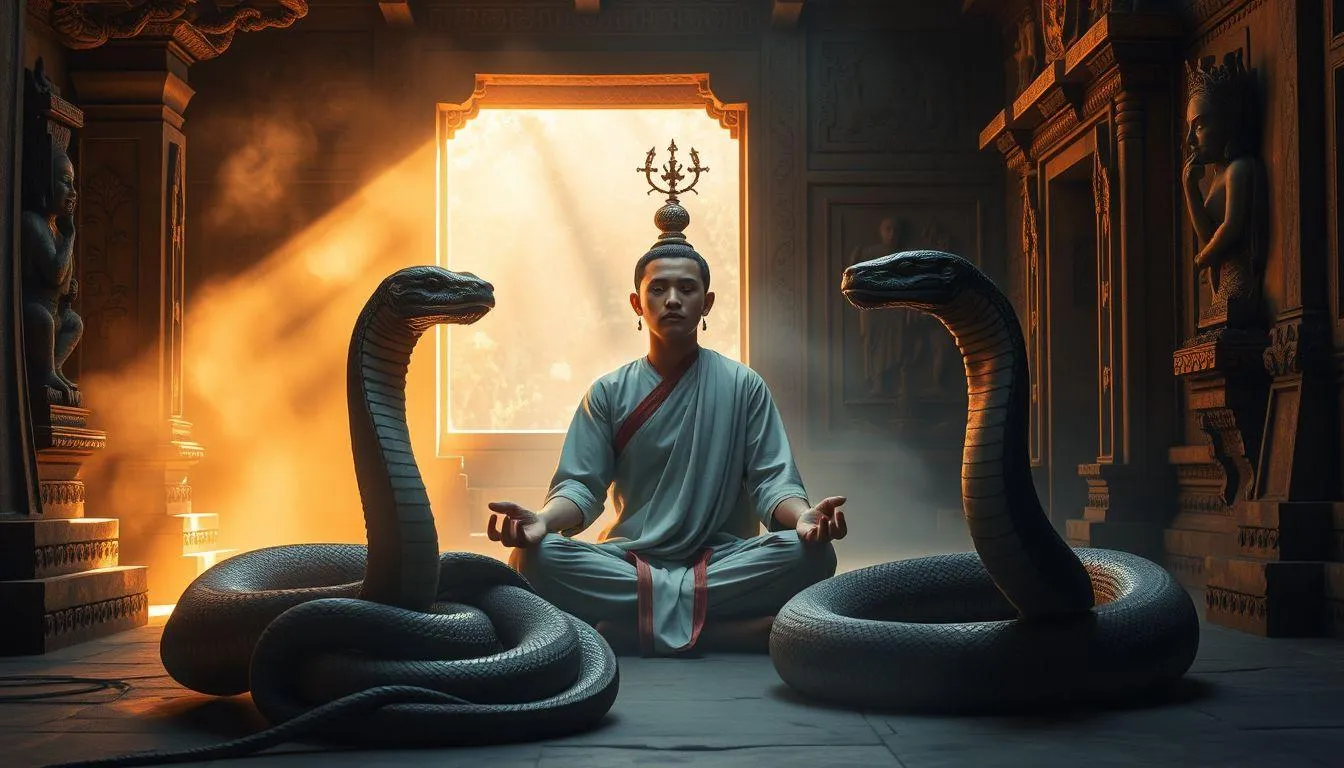 Makna Mimpi Dikelilingi Ular Besar dalam Primbon Jawa (c) Ilustrasi AI