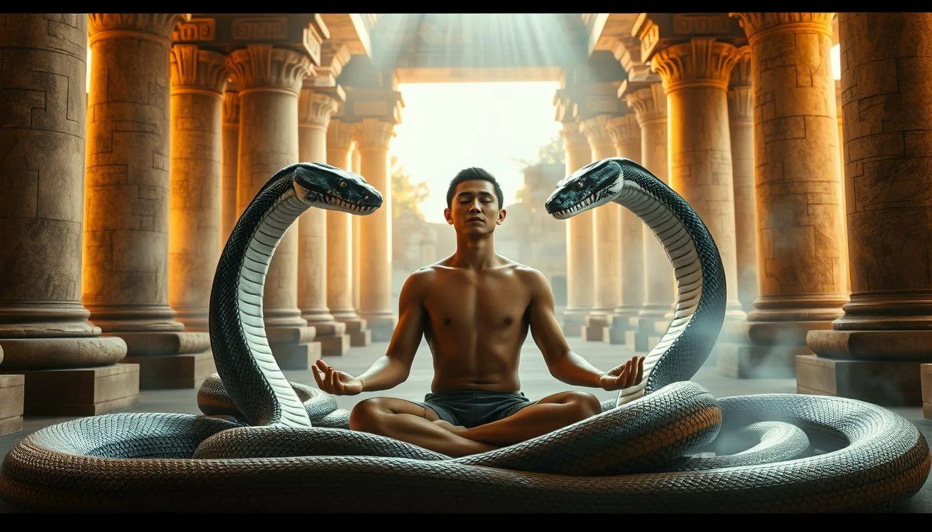 Makna Spiritual dan Simbolis Ular dalam Mimpi (c) Ilustrasi AI