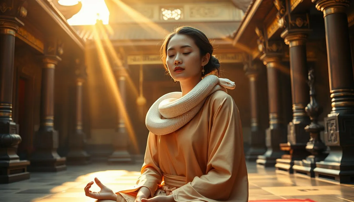 Simbol Ular dalam Mimpi (c) Ilustrasi AI