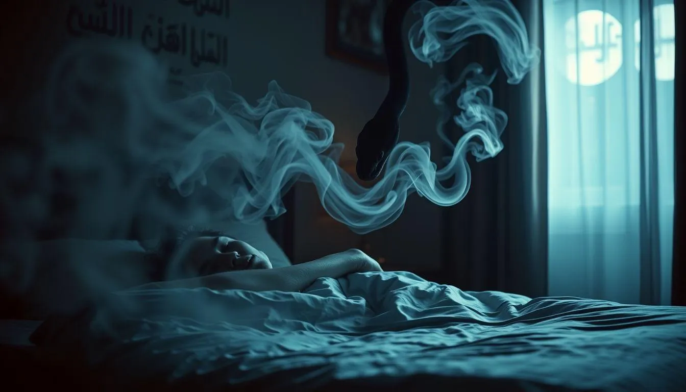 Tafsir Mimpi Dililit Ular Sanca Menurut Islam (c) Ilustrasi AI