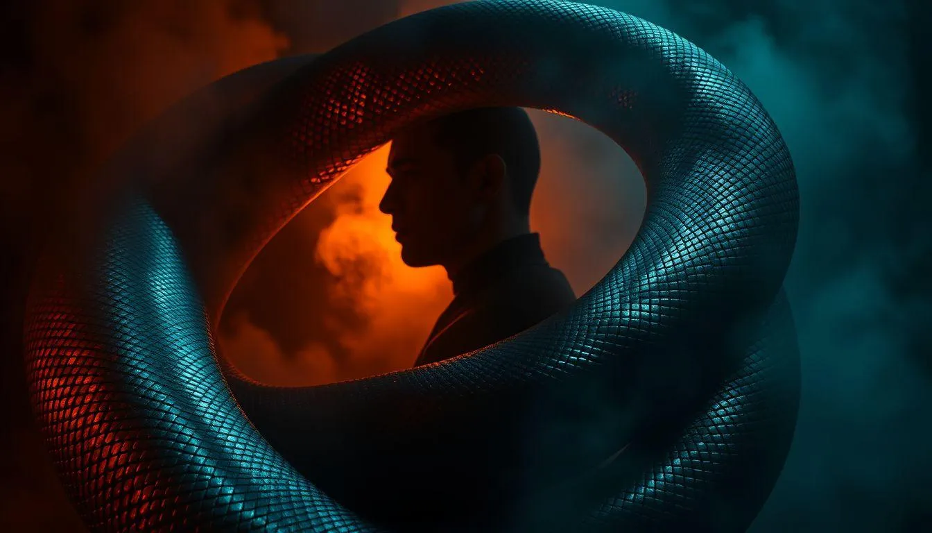 Arti Mimpi Dimakan Ular: Transformasi dan Pembaruan (c) Ilustrasi AI