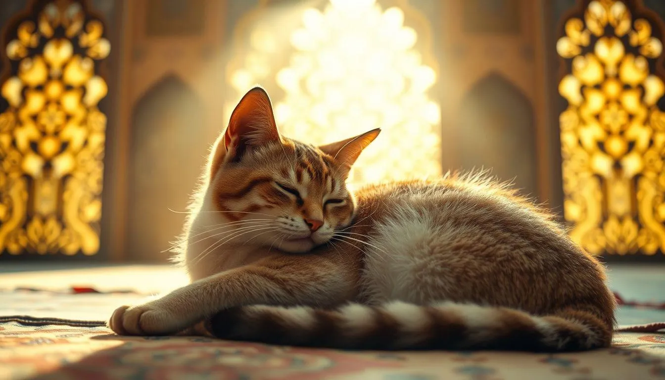 Tafsir Mimpi Dipeluk Kucing Menurut Islam (c) Ilustrasi AI