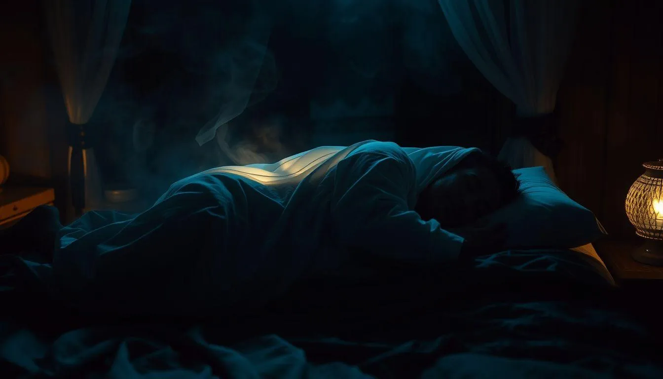 Pengertian dan Makna Dasar Mimpi Dipeluk Pocong dari Belakang (c) Ilustrasi AI