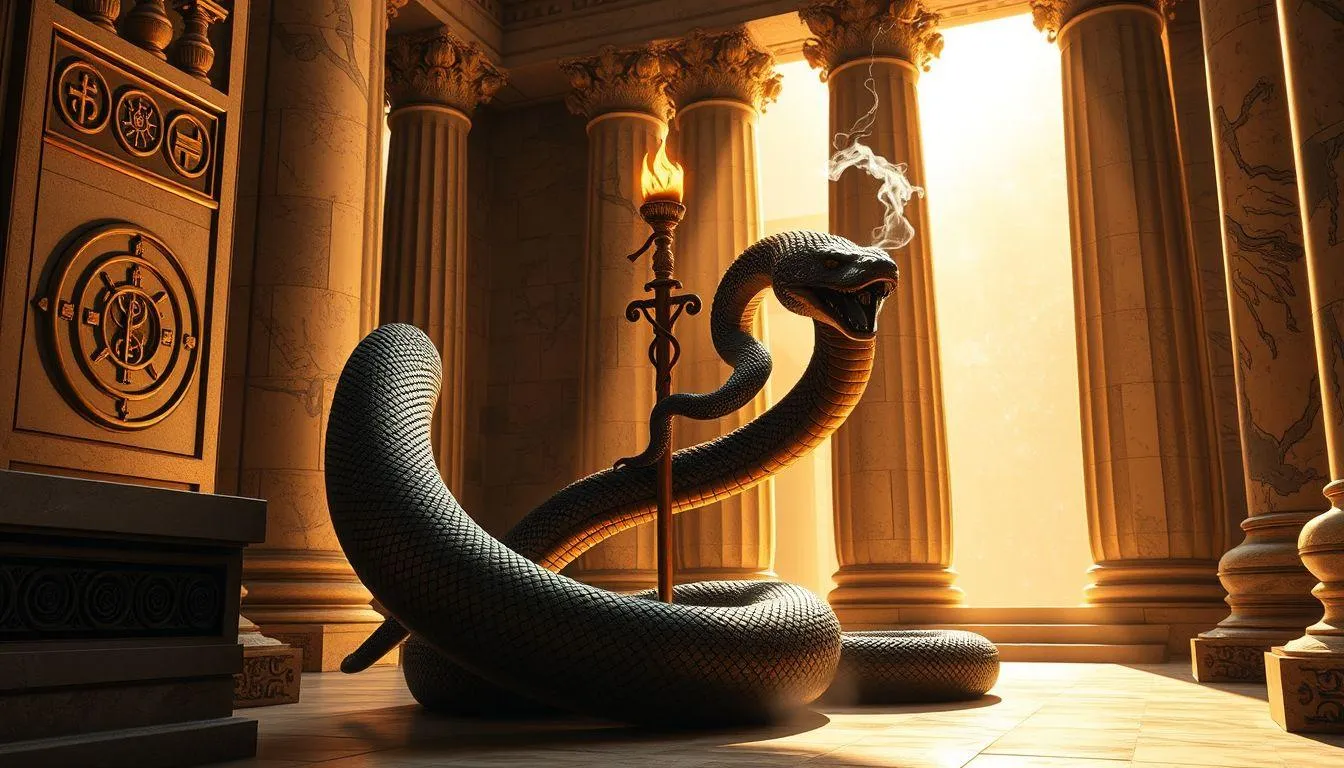 Simbolisme Bisa Ular dalam Berbagai Budaya (c) Ilustrasi AI