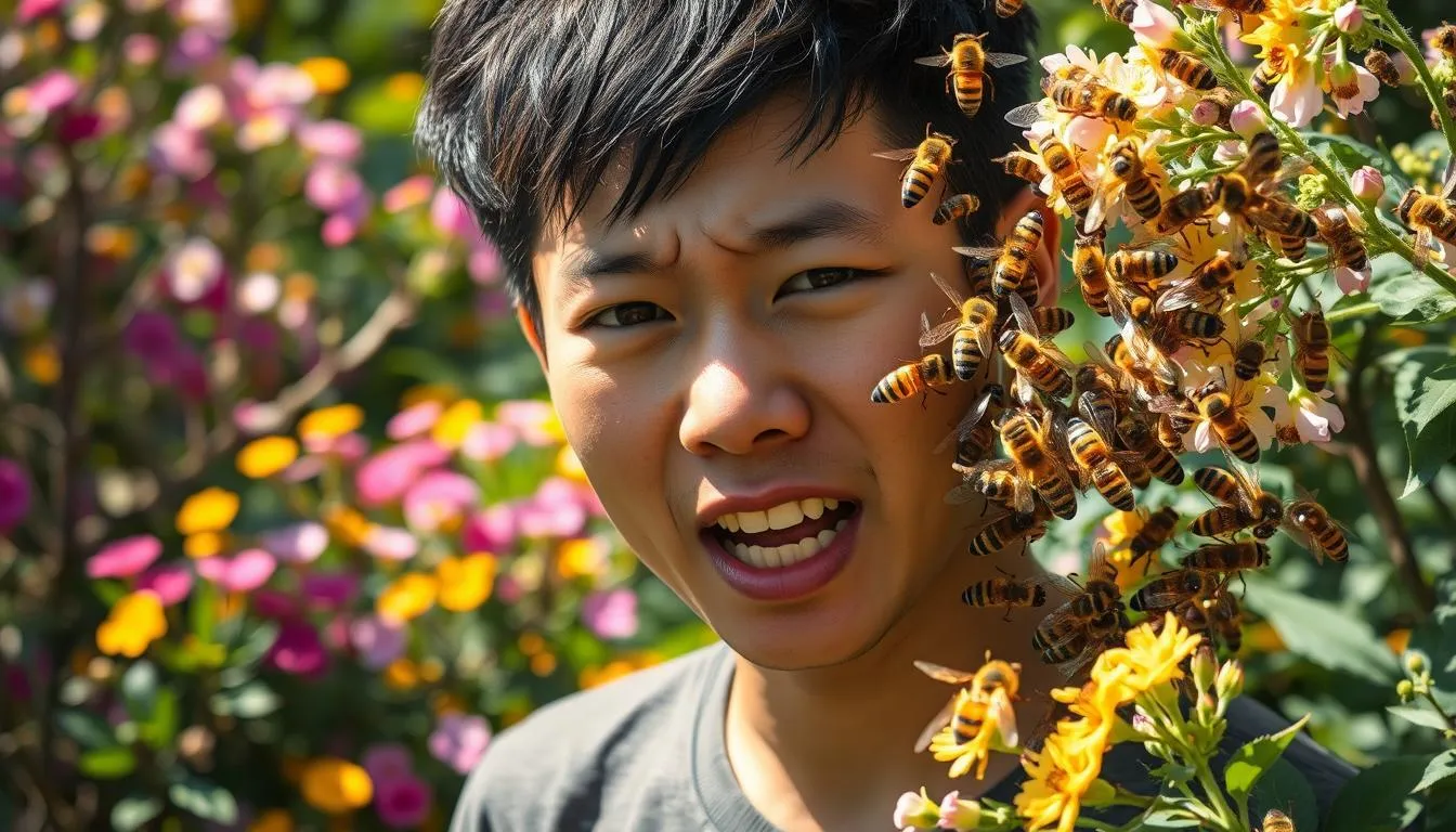 Faktor-faktor yang Mempengaruhi Mimpi Disengat Lebah (c) Ilustrasi AI