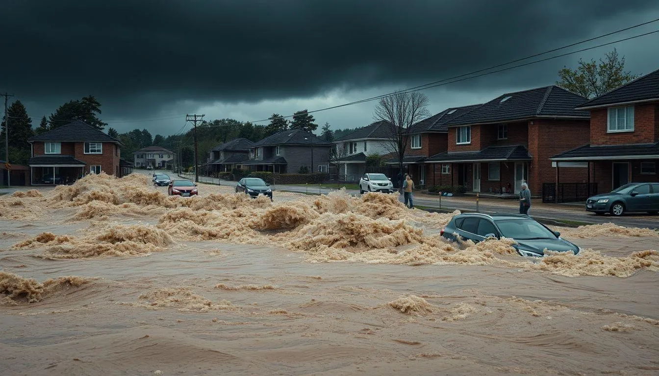 Pengertian dan Karakteristik Mimpi Banjir Bandang (c) Ilustrasi AI