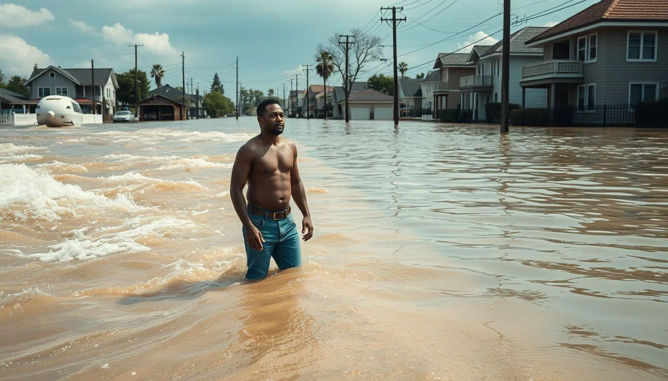 Faktor-Faktor yang Mempengaruhi Makna Mimpi Diterjang Banjir (c) Ilustrasi AI