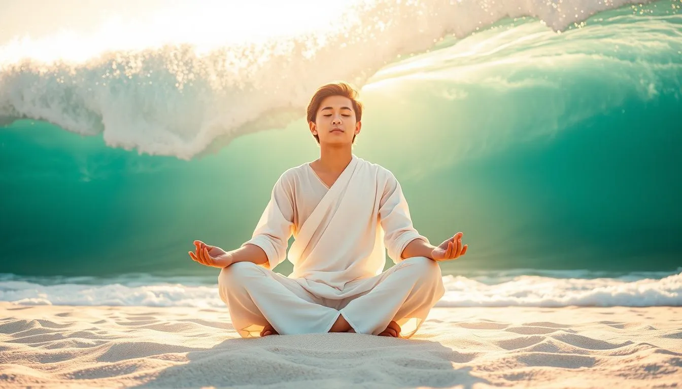 Makna Spiritual Mimpi Ombak Besar (c) Ilustrasi AI