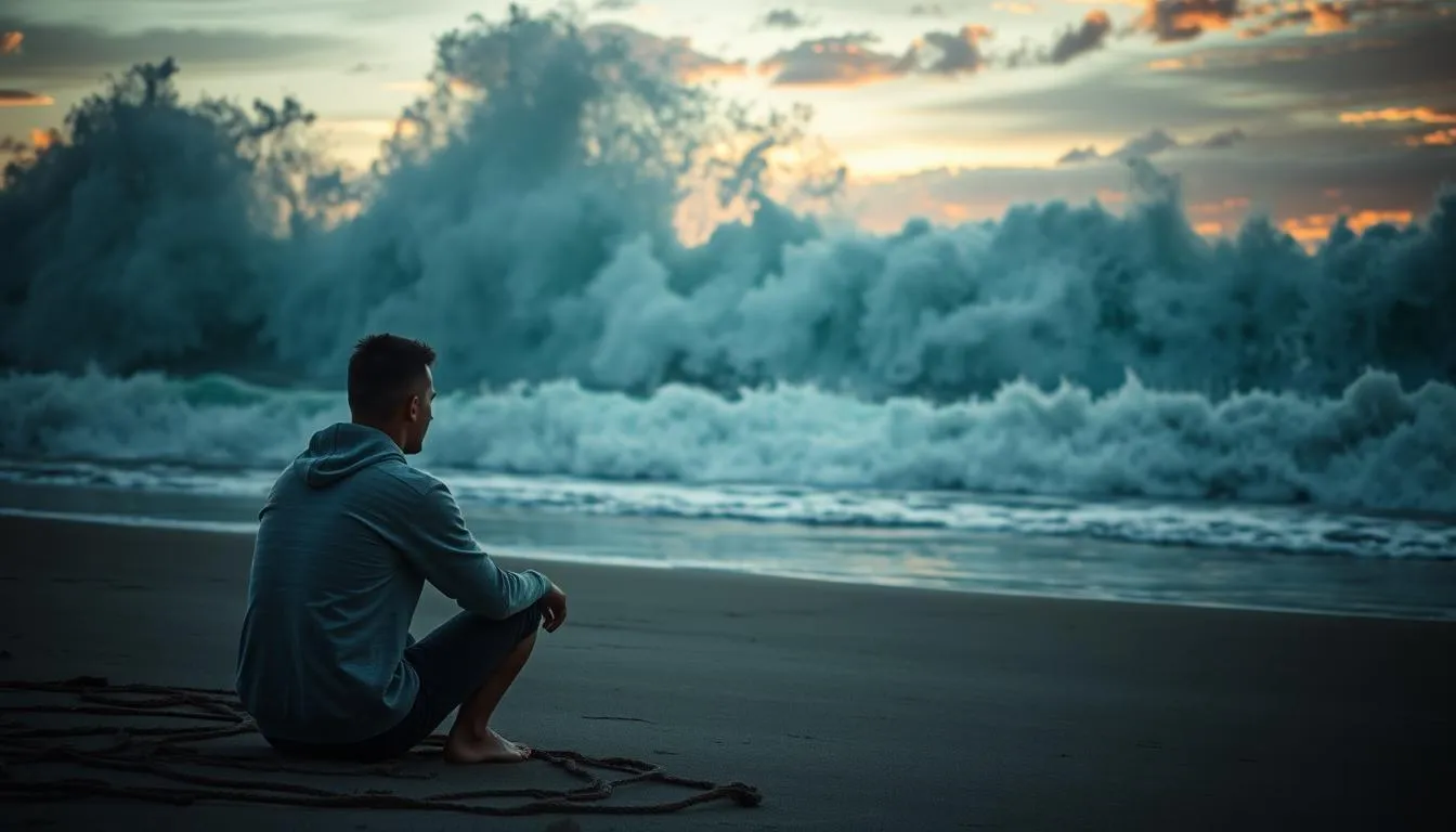 Tips Menyikapi Mimpi Ombak Besar (c) Ilustrasi AI