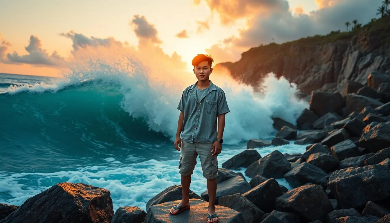 Simbolisme Ombak dalam Mimpi (c) Ilustrasi AI