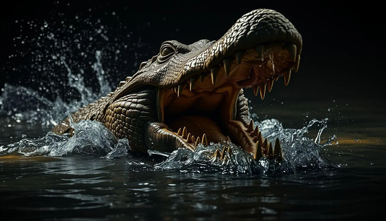 Tafsir Mimpi Diterkam Buaya Menurut Primbon Jawa (c) Ilustrasi AI