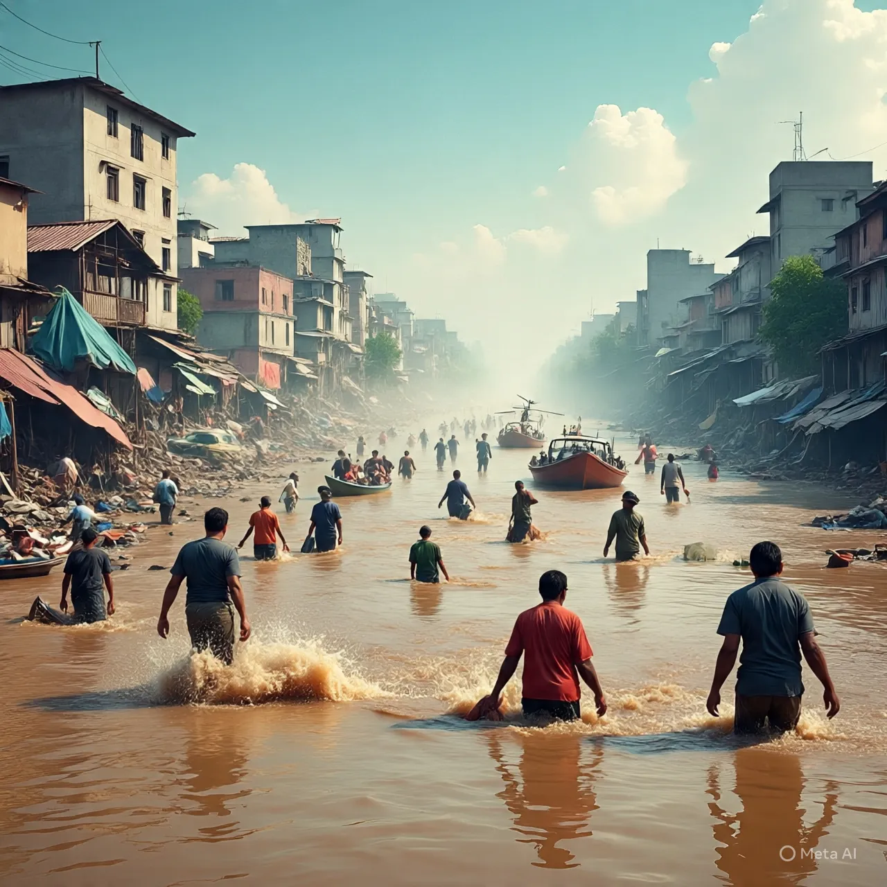 Tafsir Mimpi Gempa Bumi dalam Berbagai Konteks (c) Ilustrasi AI