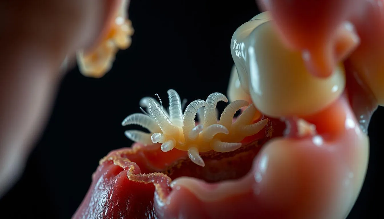 Makna Dasar Mimpi Gigi Bawah Copot Keluar Ulat (c) Ilustrasi AI