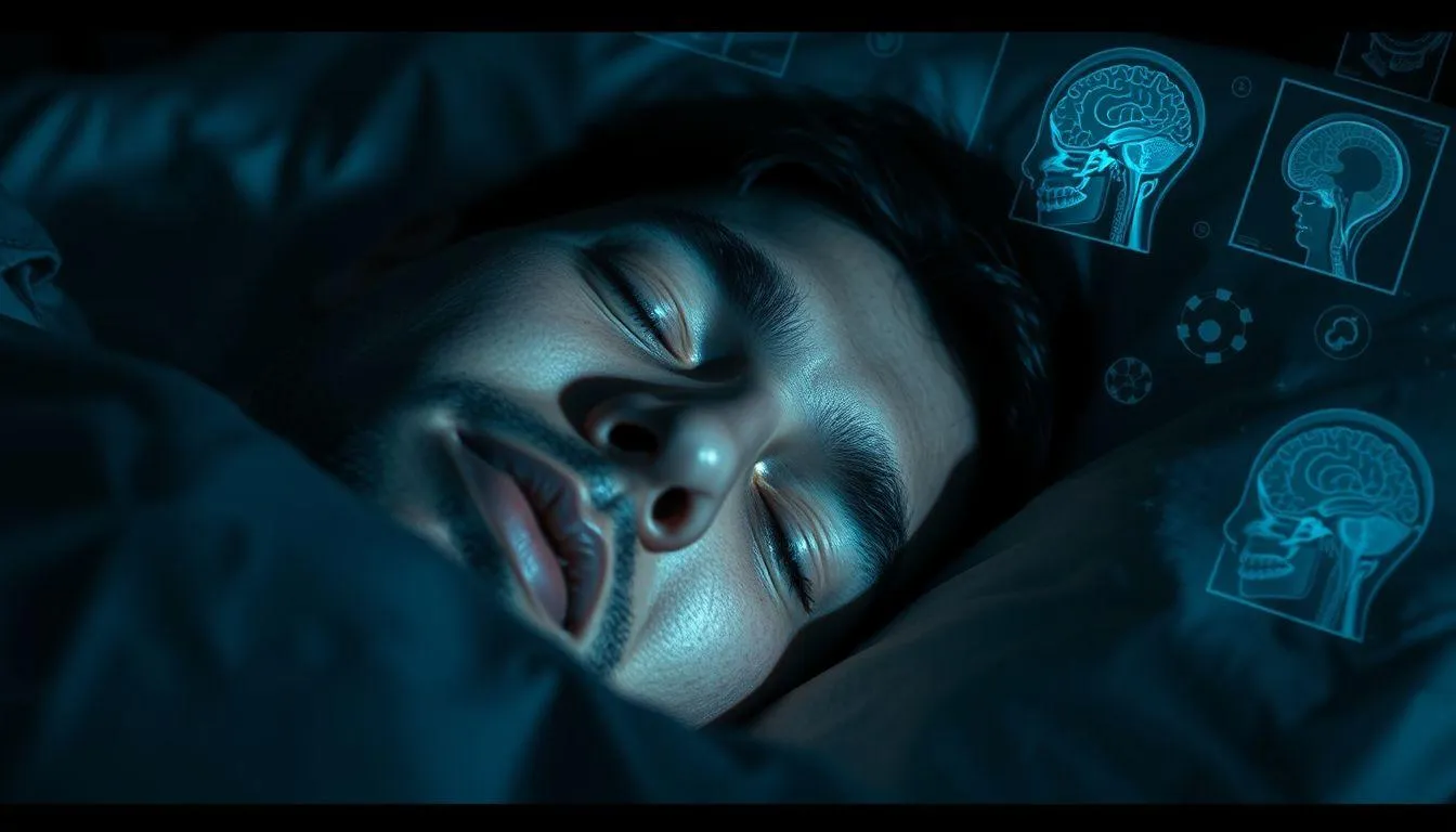 Seorang pria tidur (c) Ilustrasi AI