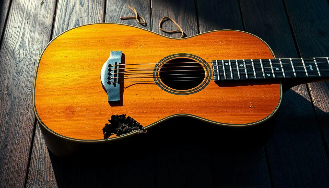 Pengertian dan Makna Dasar Mimpi Gitar Patah (c) Ilustrasi AI