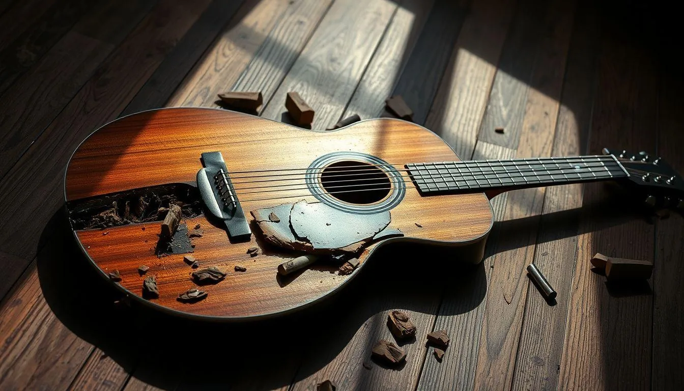 Variasi Makna Berdasarkan Kondisi Gitar dalam Mimpi (c) Ilustrasi AI