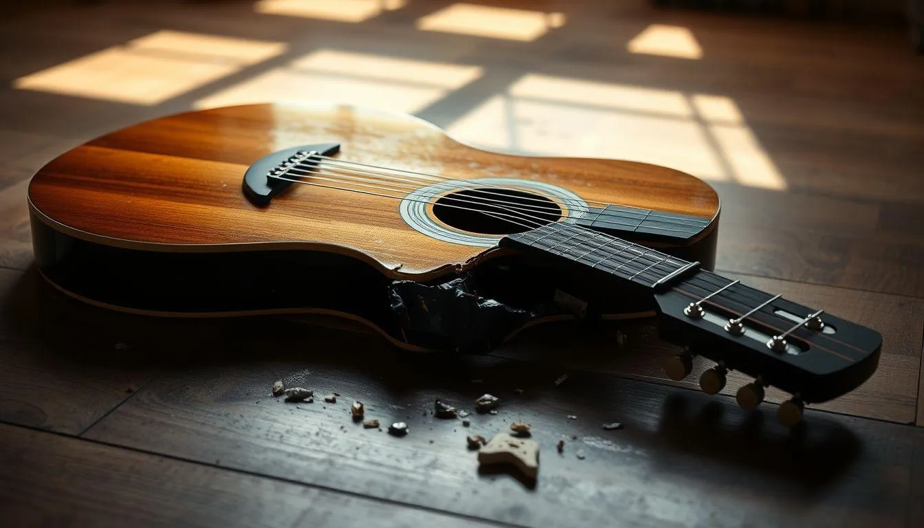 Konteks Emosional dan Psikologis Mimpi Gitar Patah (c) Ilustrasi AI