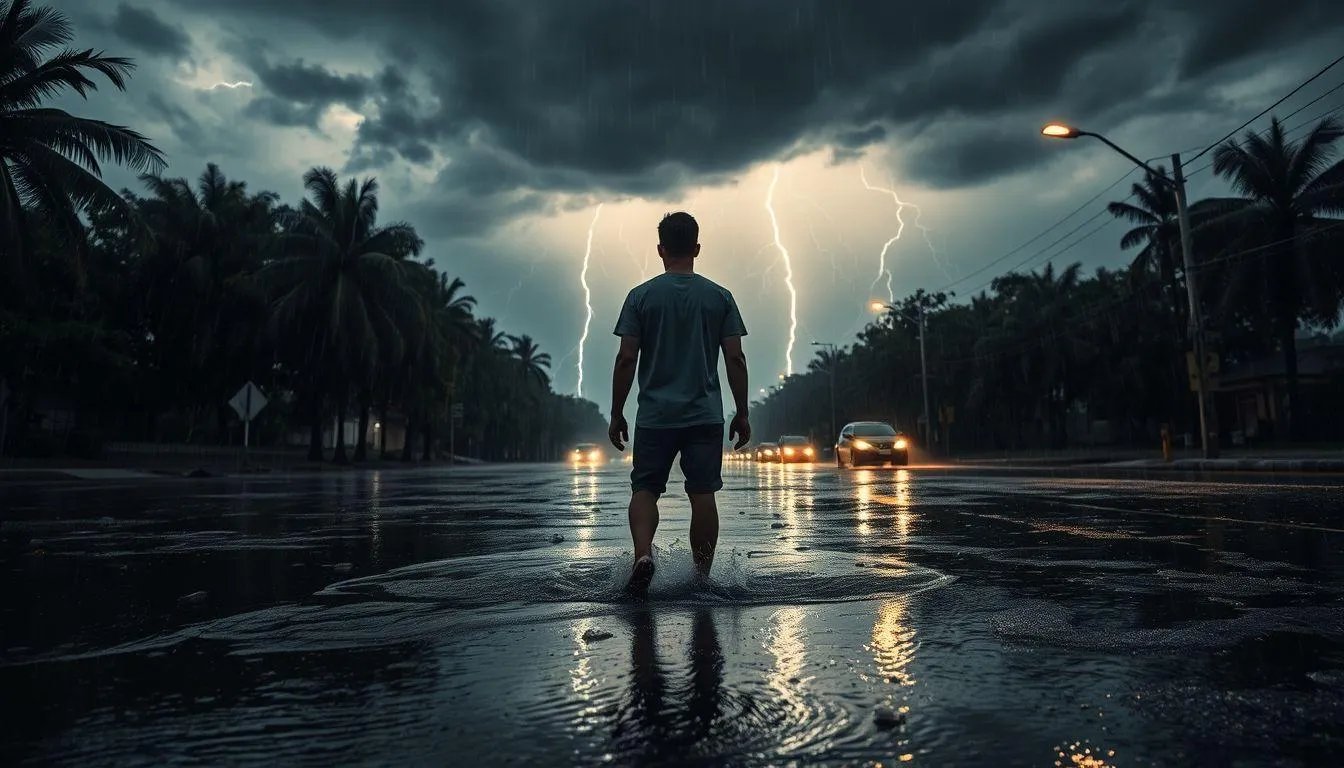 Jenis-Jenis Mimpi Hujan Angin dan Banjir (c) Ilustrasi AI