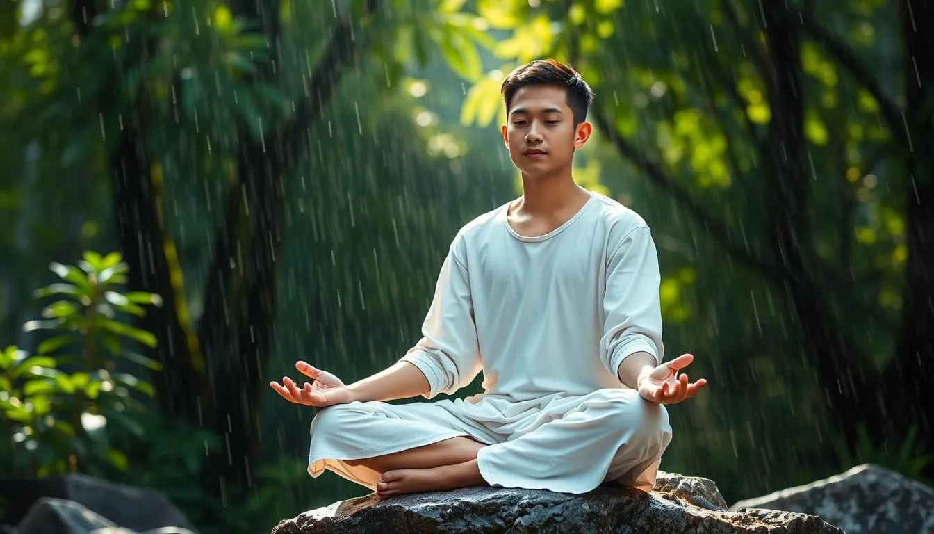 Makna Spiritual Mimpi Hujan (credit:Image by AI)