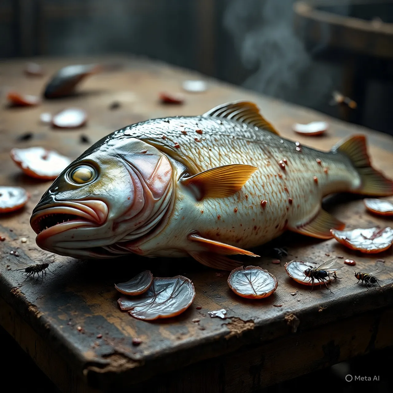 Tips Menghadapi Mimpi Ikan Busuk (c) Ilustrasi AI