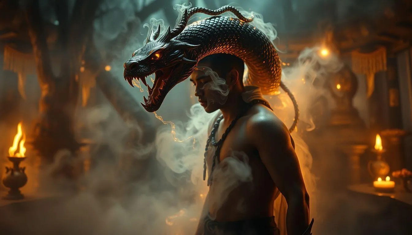 Pengertian dan Makna Dasar Mimpi Jadi Siluman Ular (c) Ilustrasi AI