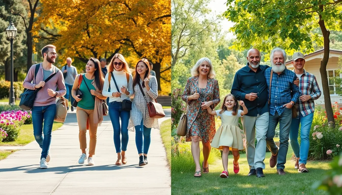 Perbedaan Arti Mimpi Jalan-Jalan Sama Teman dan Keluarga (c) Ilustrasi AI