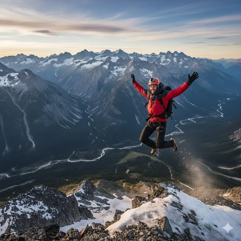 Perspektif Islam tentang Mimpi Jatuh dari Gunung (c) Ilustrasi AI