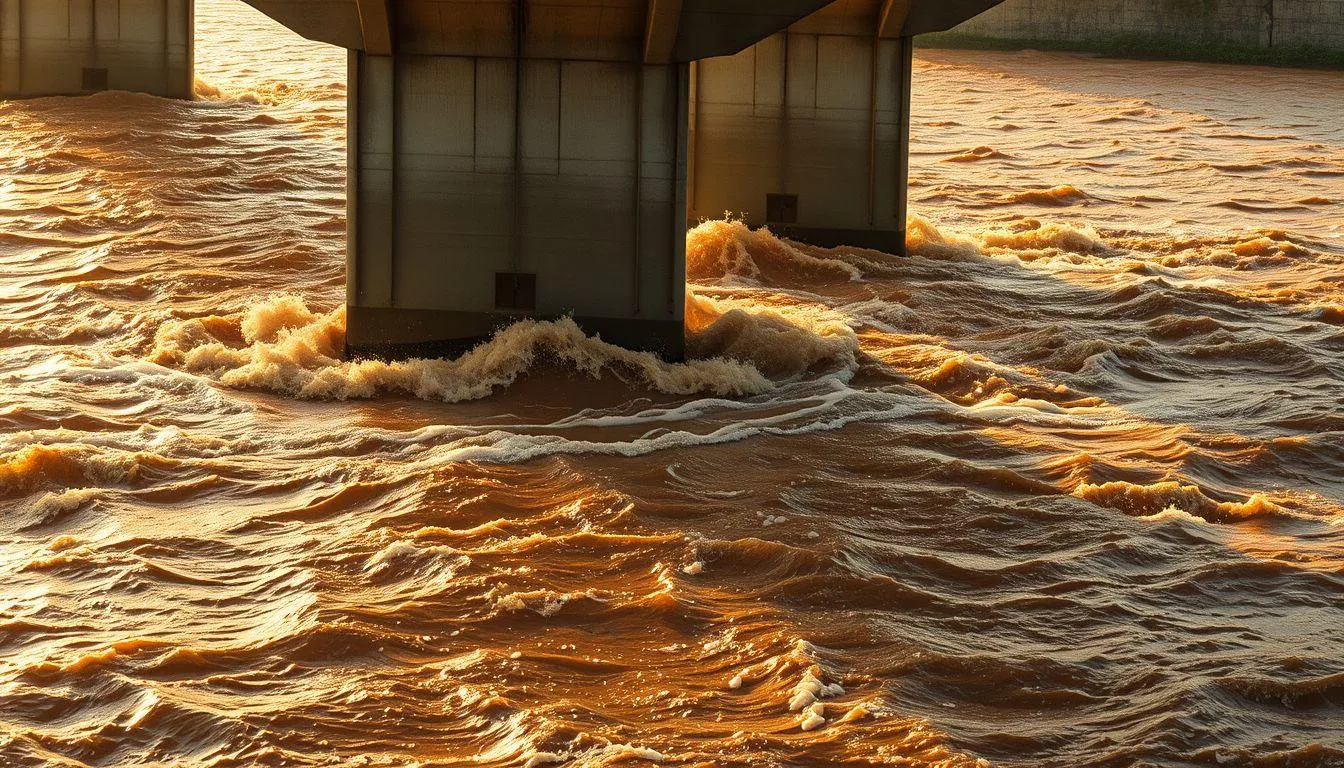 Pengertian dan Makna Dasar Mimpi Jembatan Terendam Banjir (c) Ilustrasi AI