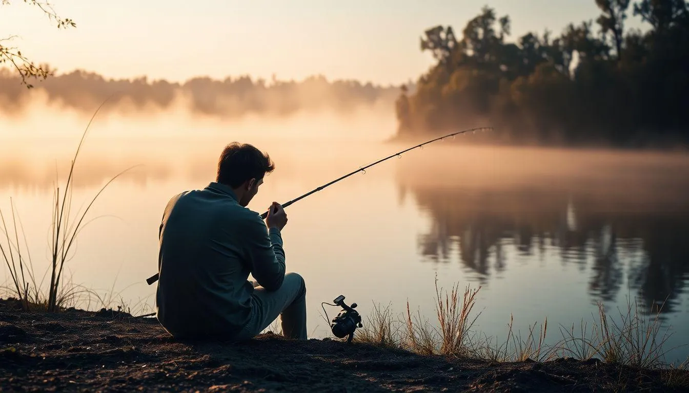 Cara Menyikapi Mimpi Joran Pancing Patah (c) Ilustrasi AI