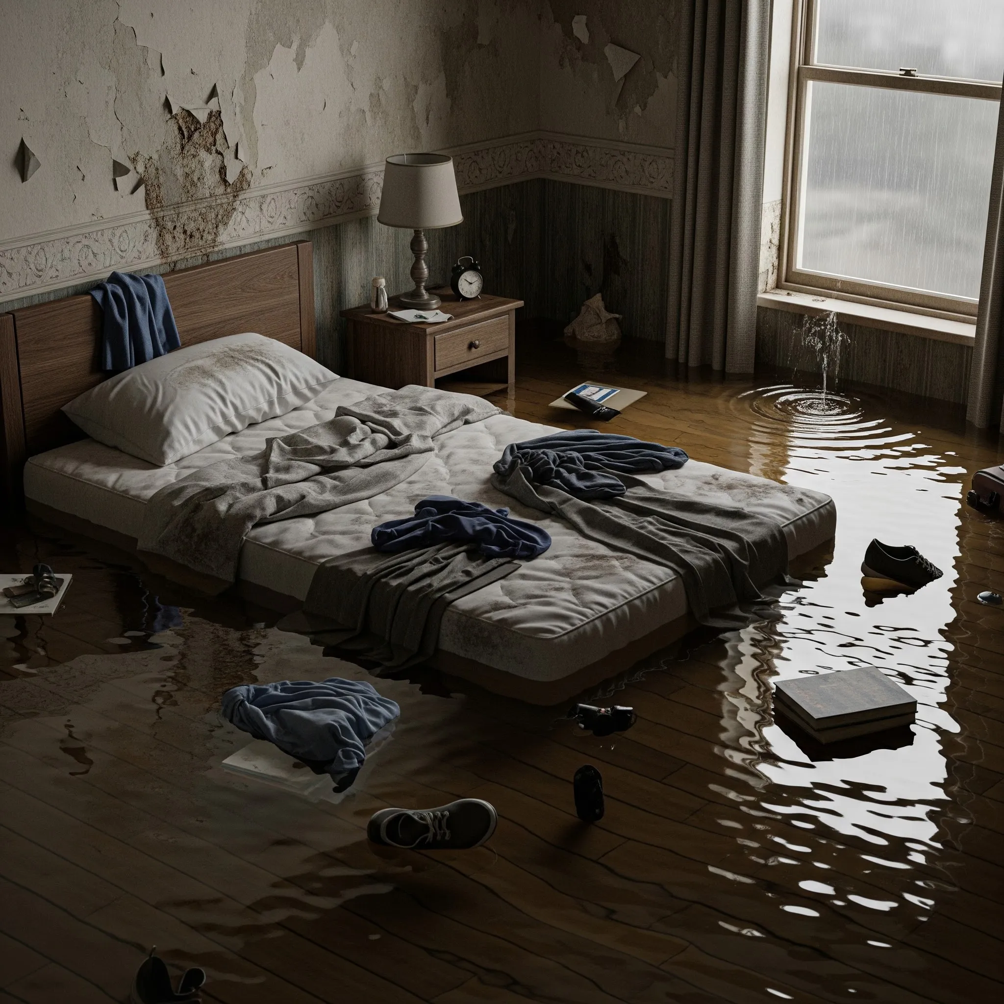 Makna Psikologis Mimpi Kamar Penuh Air Menurut Para Ahli (c) image by AI