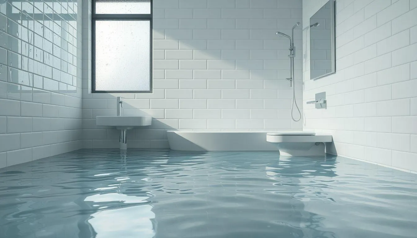 Pengertian dan Makna Dasar Mimpi Kamar Mandi Banjir (c) Ilustrasi AI