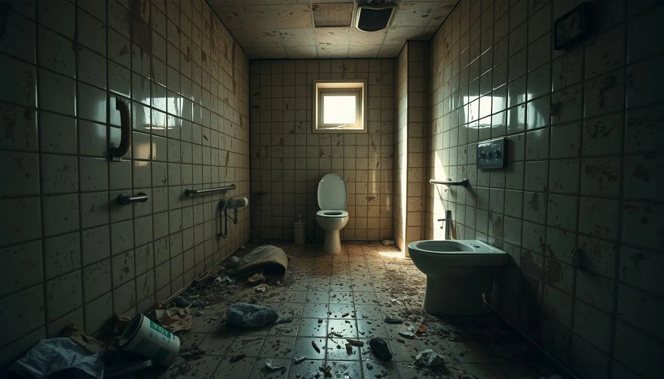 Pengertian dan Makna Dasar Mimpi Kamar Mandi Penuh Kotoran (c) Ilustrasi AI