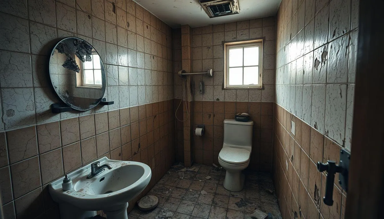 Pengertian dan Makna Dasar Mimpi Kamar Mandi Rusak dalam Islam (c) Ilustrasi AI