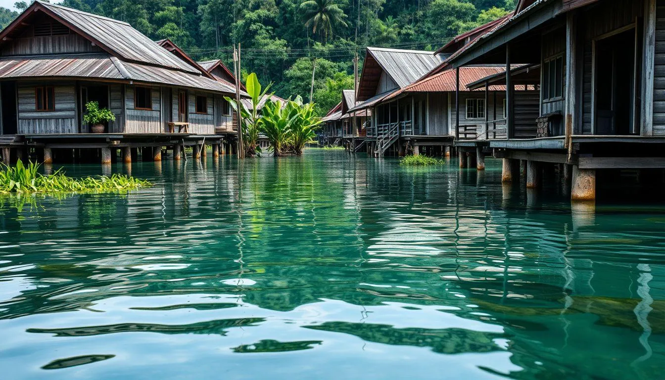 Interpretasi Berdasarkan Kondisi Air Banjir (c) Ilustrasi AI