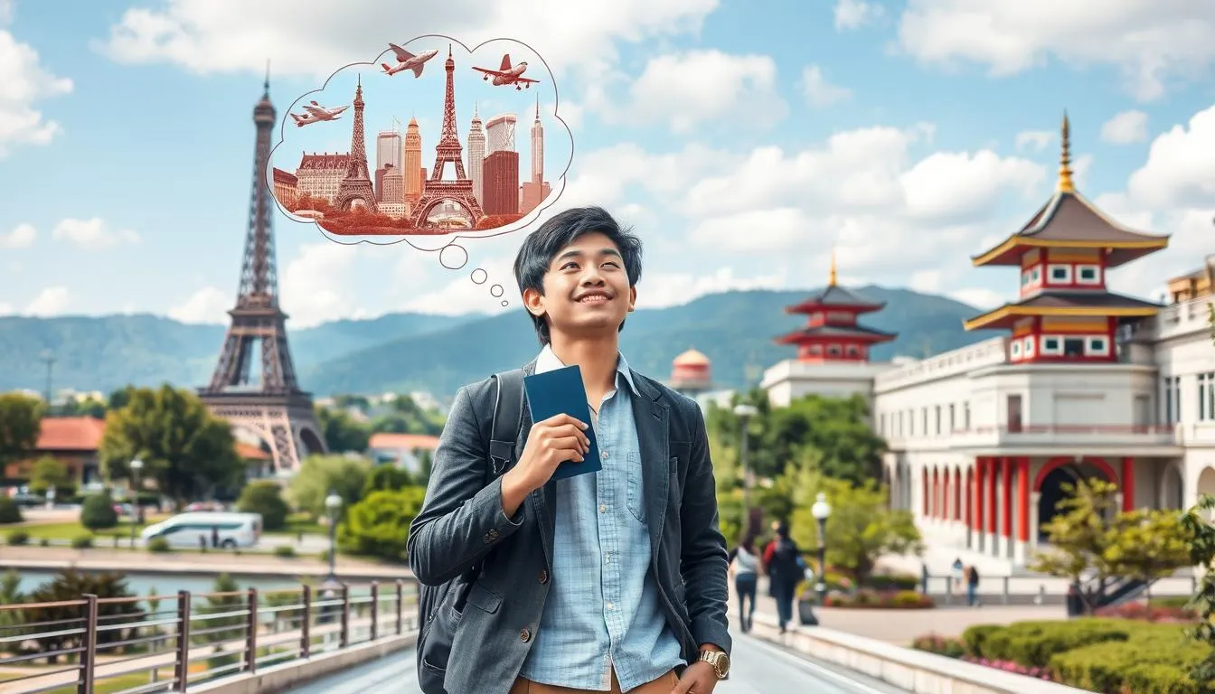 Manfaat Memahami Arti Mimpi ke Luar Negeri (c) Ilustrasi AI
